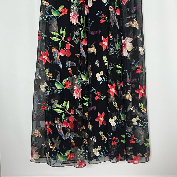 Johnny Was Emilda Floral Mesh Maxi Dress XL - Picture 12 of 13